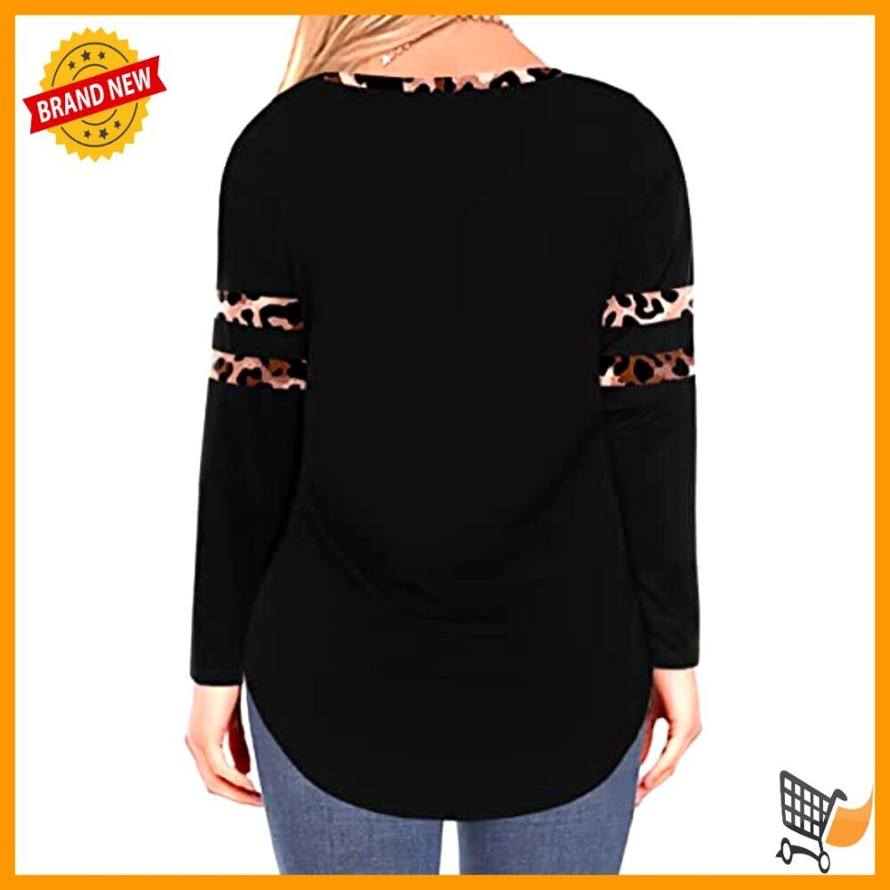 Long Sleeve V Neck Tunic Blouse Soft Stretchy Fabric Plus Size Chic Casual - Picture 2 of 7